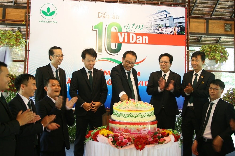 CÔNG TY TNHH VI DAN - DẤU ẤN 10 NĂM HÌNH THÀNH VÀ PHÁT TRIỂN - VIDAN | Phân bón thế hệ thứ 5