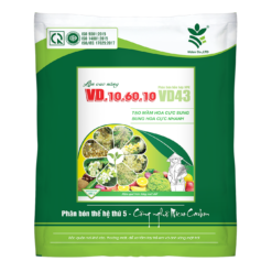 VD 10-60-10+TE (1kg) - Phân hóa mầm hoa sung khỏe, kích bung hoa mạnh, trổ đồng loạt