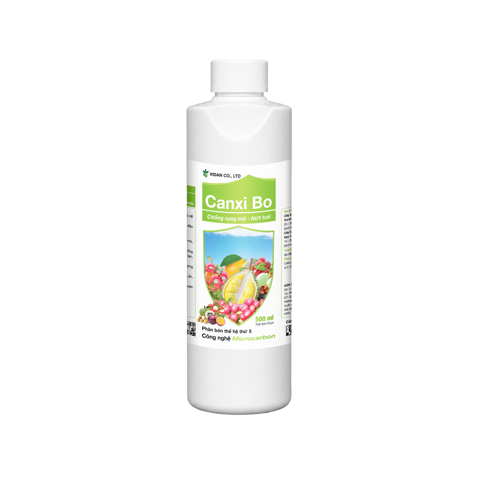 CANXI BO (500ml) - Chống nứt trái, thối đít trái, đậu trái nhiều, năng suất cao