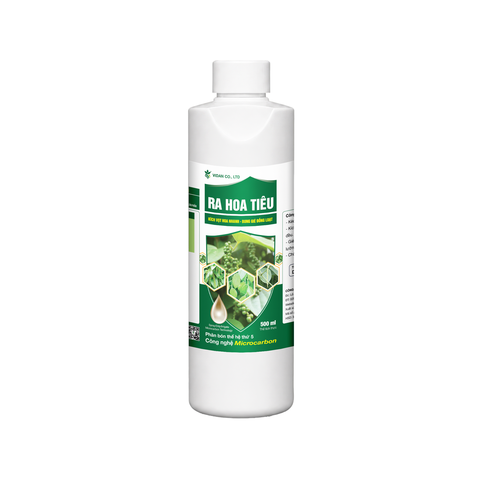 RA HOA TIÊU (500ml) - Kích vọt hoa nhanh, bung gié đồng loạt, chống nghẹn hoa, chai cựa gà, ra hoa lọt sọt